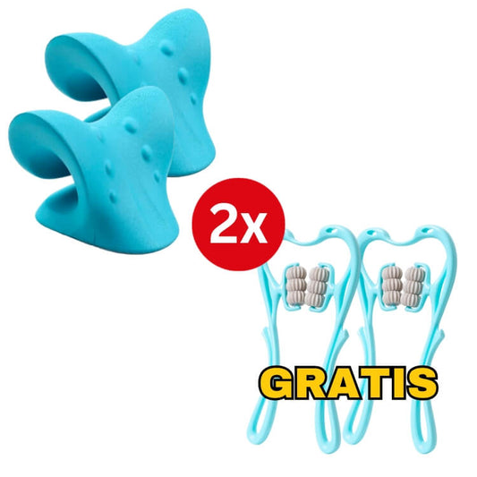 2x Neck Releaser + 2x gratis halsrelax